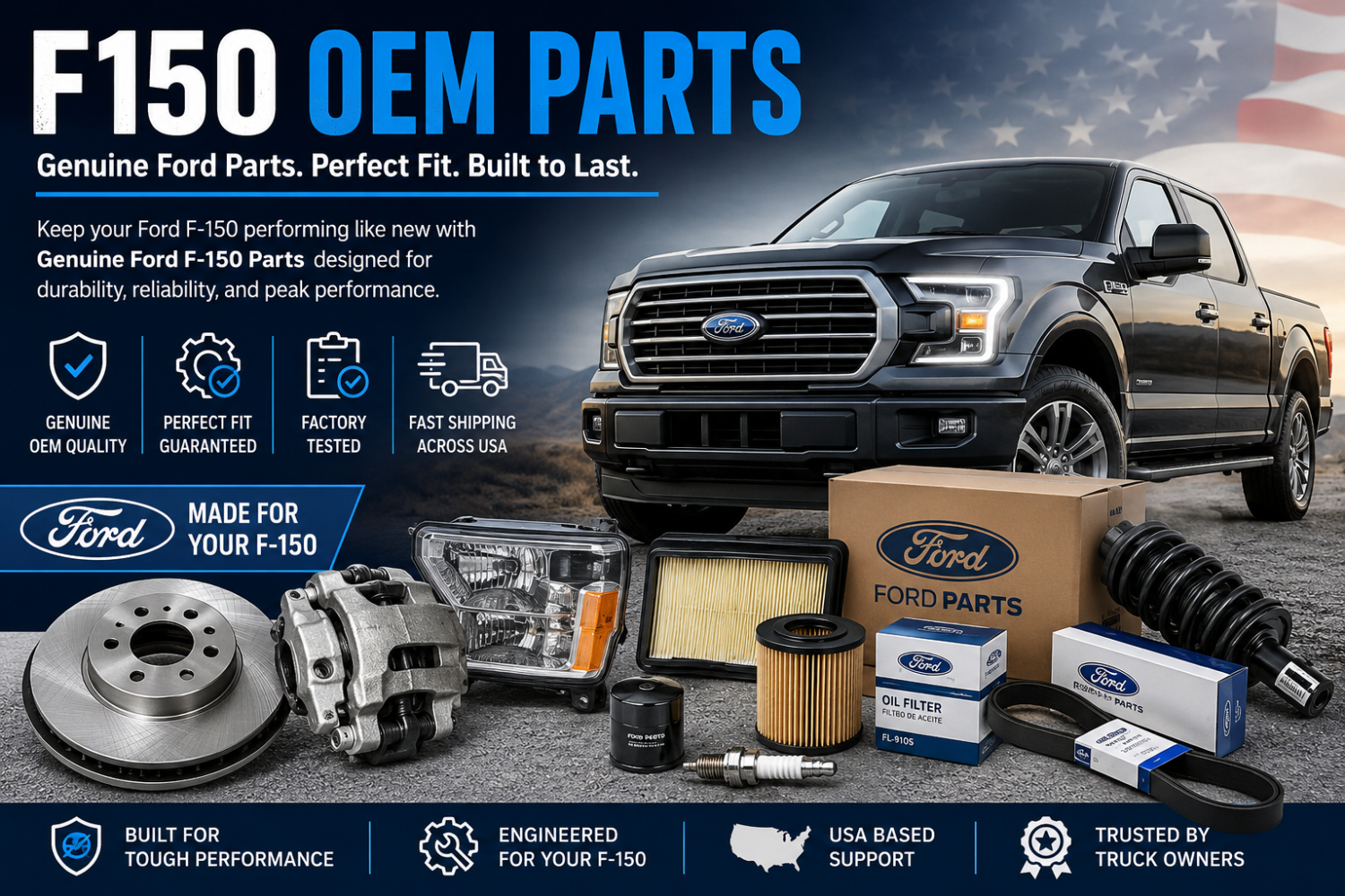 F150 OEM Parts Guide 2026 | Genuine Ford F-150 Parts for Maximum Performance