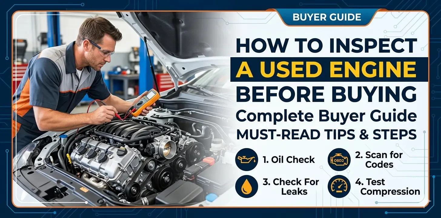 How to Inspect a Used Engine Before Buying: Complete Buyer’s Guide