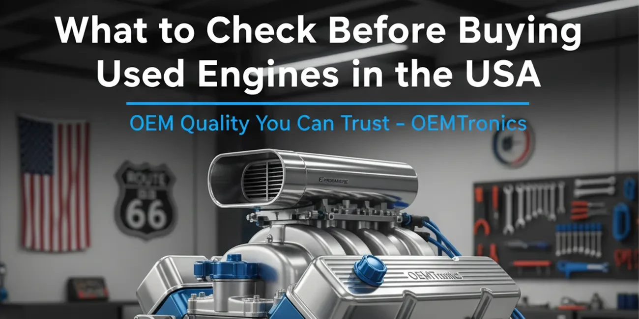 What to Check Before Buying Used Engines USA with OEMTronics