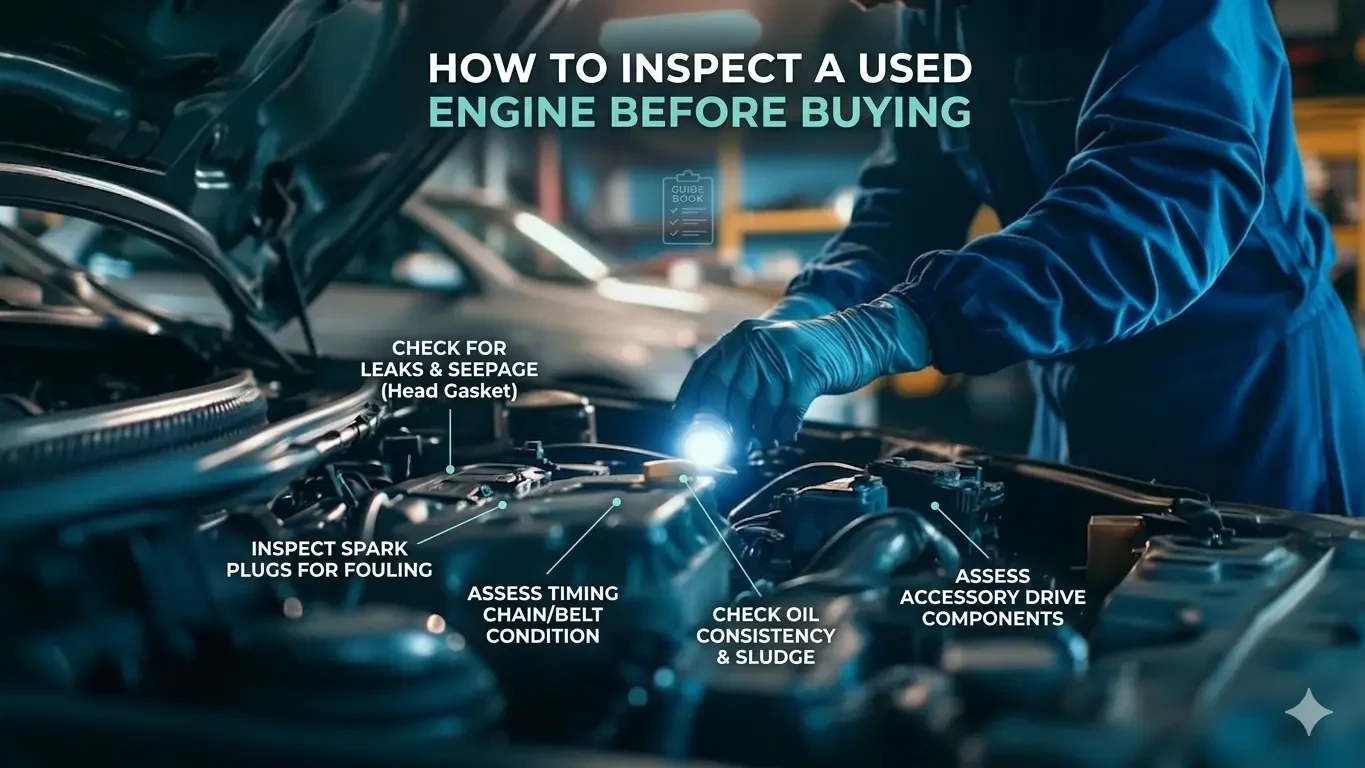 How to Inspect a Used Engine Before Buying: Complete Buyer’s Guide